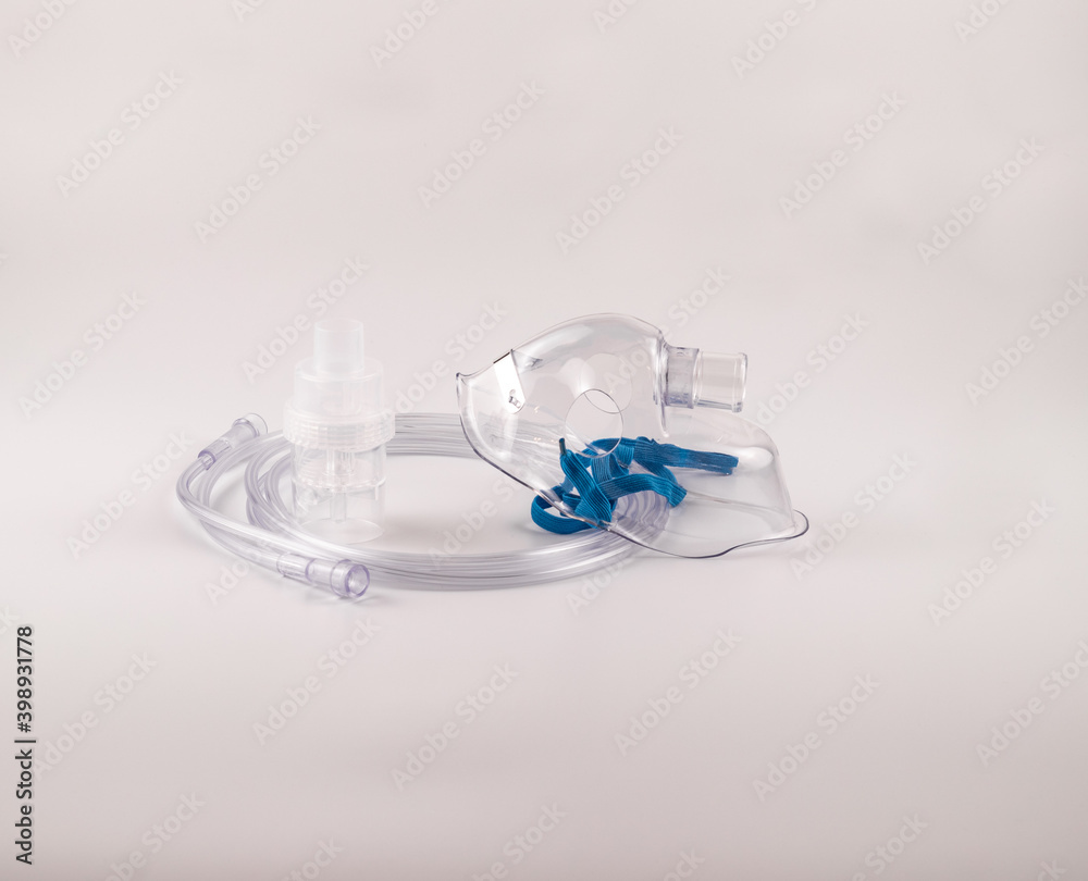 Oxygen mask with nebulizer for adults / children, sterile, tube length 200 cm Oxygen mask with nebulizer for adults / children, sterile, tube length 200 cm