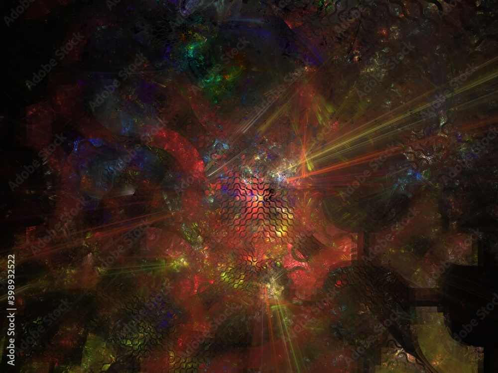 Obraz premium Imaginatory fractal background Image
