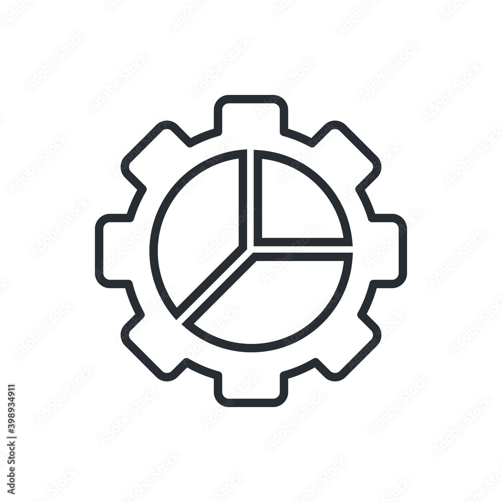 Data management icon. Business data analysis concept. Data management icon. Business data analysis concept.