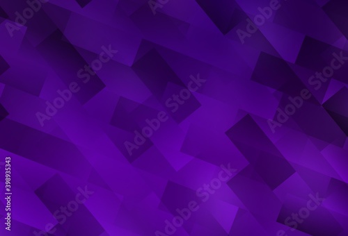 Dark Purple, Pink vector backdrop with rhombus.