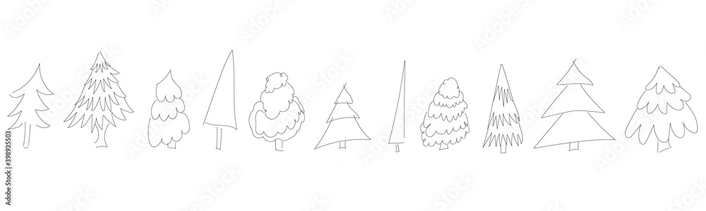 Baum Tannenbaum Christbaum Tanne Hintergrund Skizze