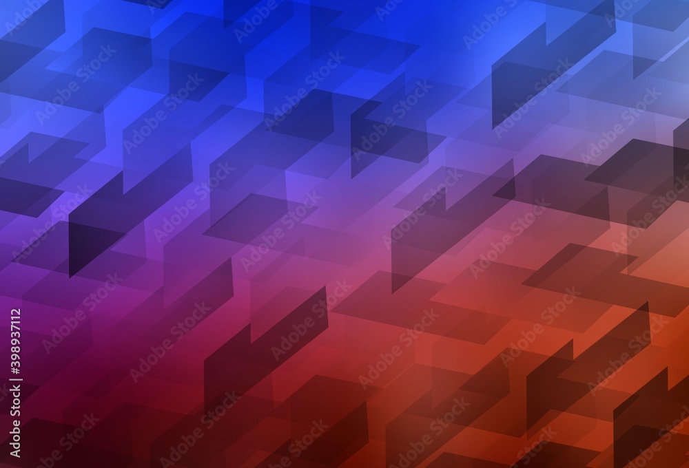 Light Blue, Red vector template with rhombus. Light Blue, Red vector template with rhombus.