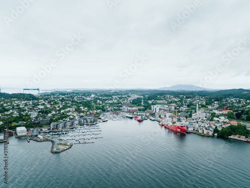 The Norwegian town of Leirvik