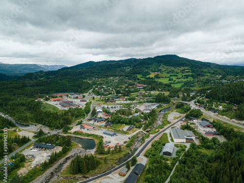 The Norwegian town of Åmot photo