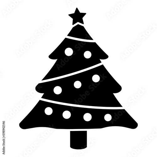 gz952 GrafikZeichnung - german: Weihnachtsbaum Symbol - english: christmas tree icon. - MERRY CHRISTMAS - simple template isolated on white background - square xxl g10000