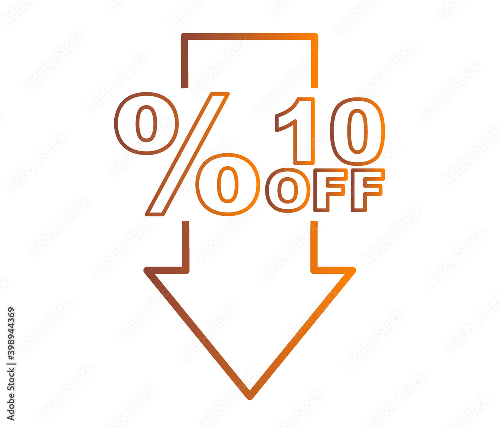 Percent down line icon isolated on background. Sale Banner Template Design. Special Offer Banner Vector Illustration. illustration.
Percent down line icon isolated on background. Sale Banner Template Design. Special Offer Banner Vector Illustration. illustration.