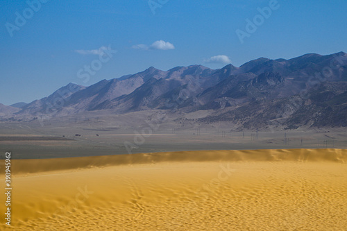 lake and mountains