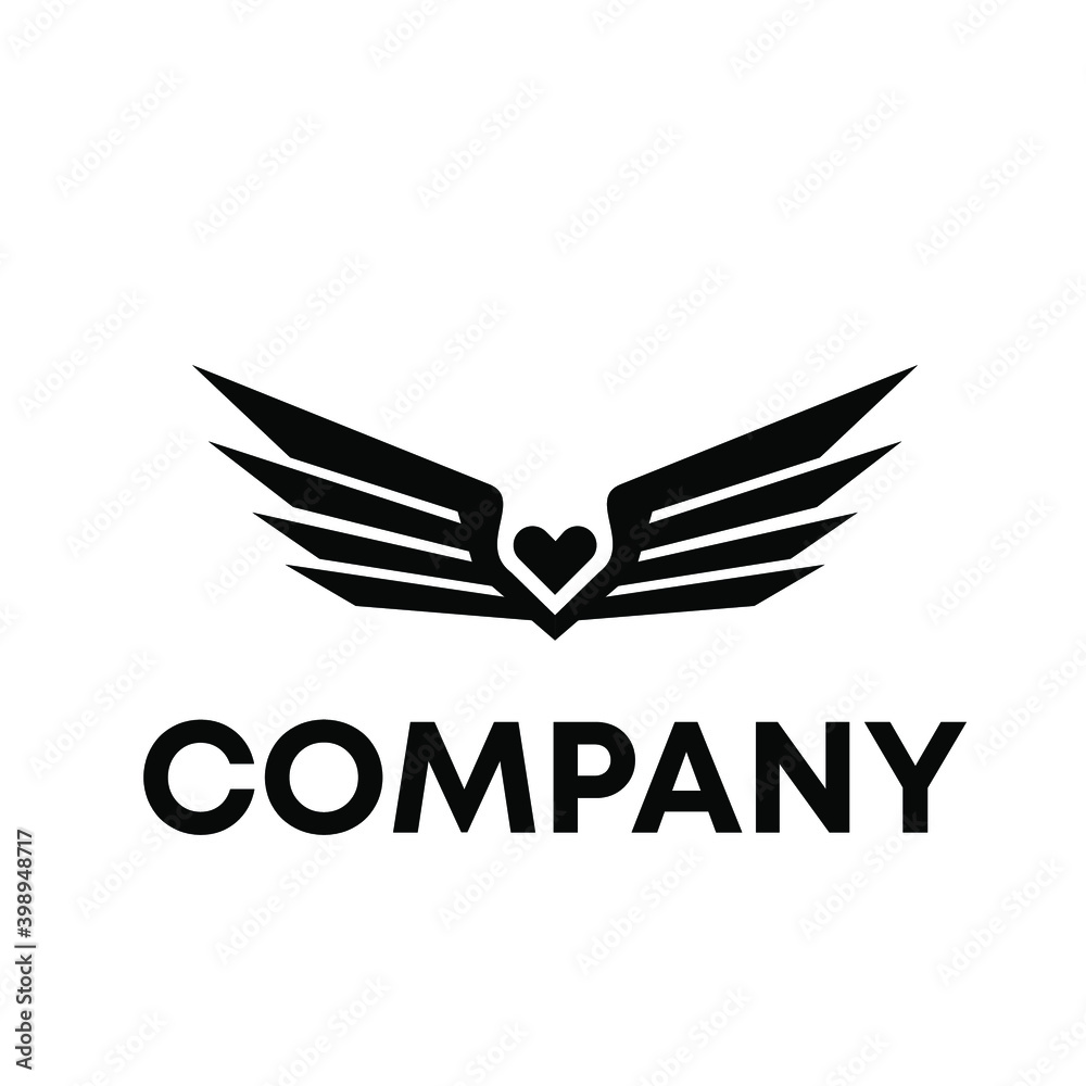 heart wings logo heart wings logo