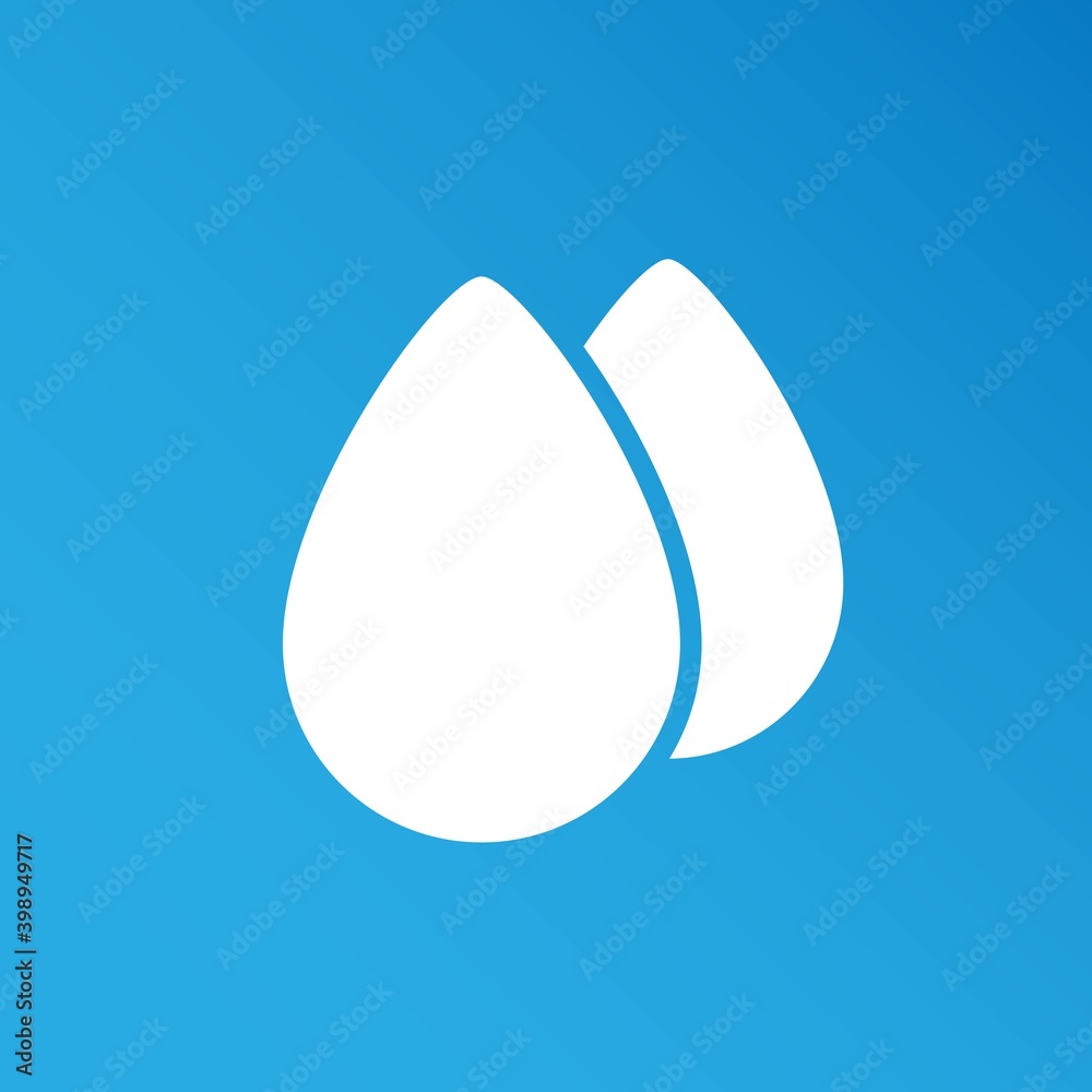 Drop Water, Splash Water Icon Vector Logo Template Illustration Design. Abstract vector paper water drop on blue background. Eco concept Drop Water, Splash Water Icon Vector Logo Template Illustration Design. Abstract vector paper water drop on blue background. Eco concept