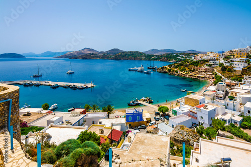 Panteli Village in Leros Island  Greece