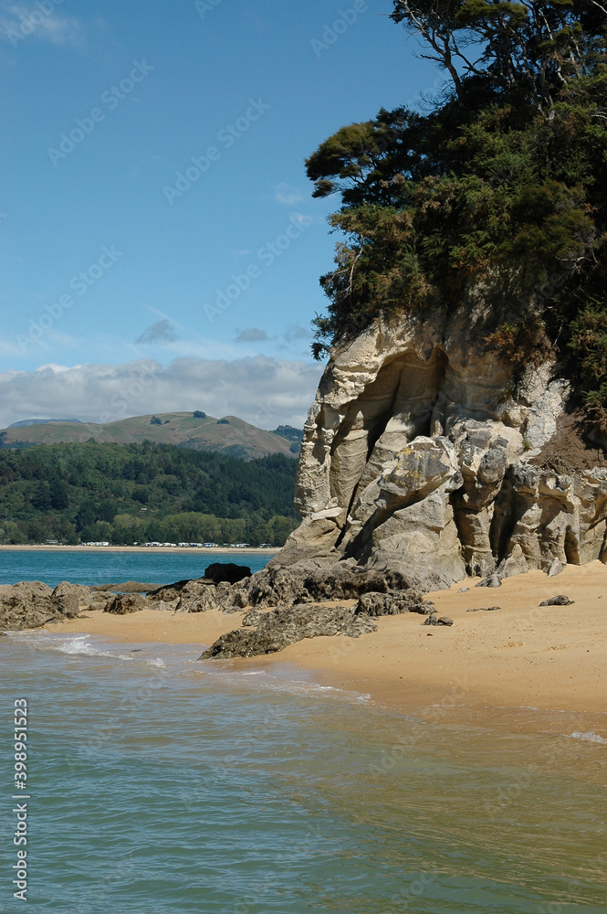 Coast of Abel Tasman National Park New Zealand