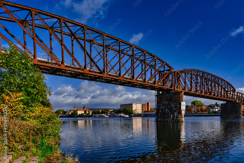 Fototapeta premium Weserbrücke in Hameln