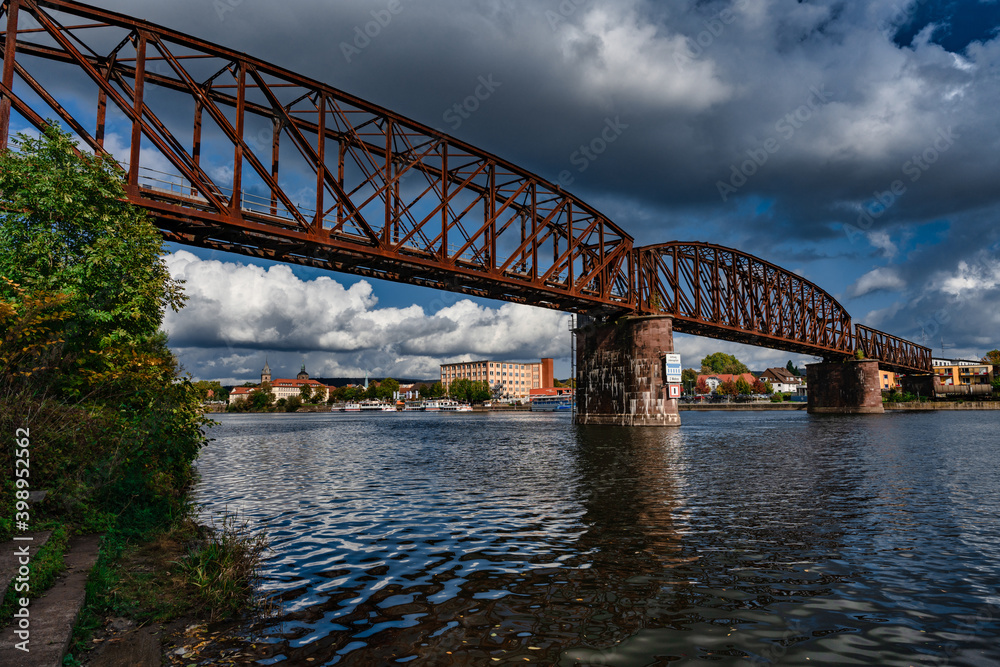 Fototapeta premium Weserbrücke in Hameln
