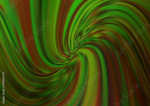 Light Green vector background with liquid shapes. A vague circumflex abstract illustration with gradient. The template for cell phone backgrounds.