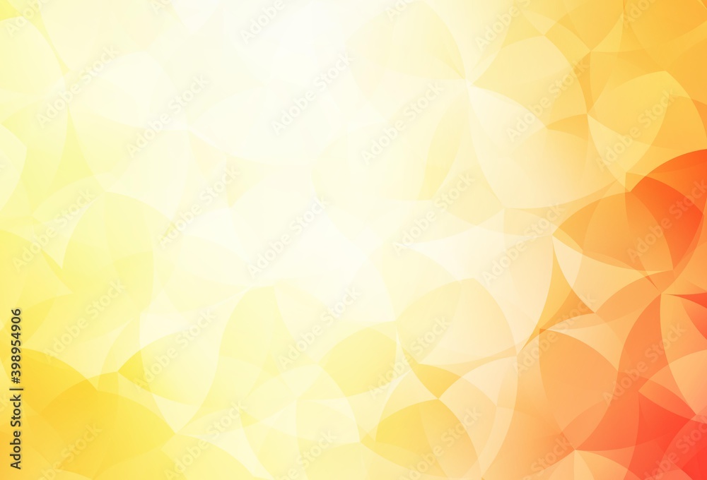 Light Red, Yellow vector template with chaotic shapes. Light Red, Yellow vector template with chaotic shapes.