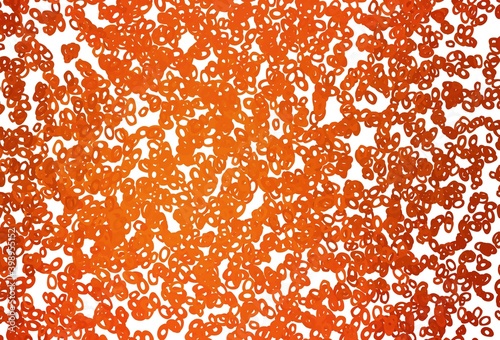 Light Orange vector texture with disks.