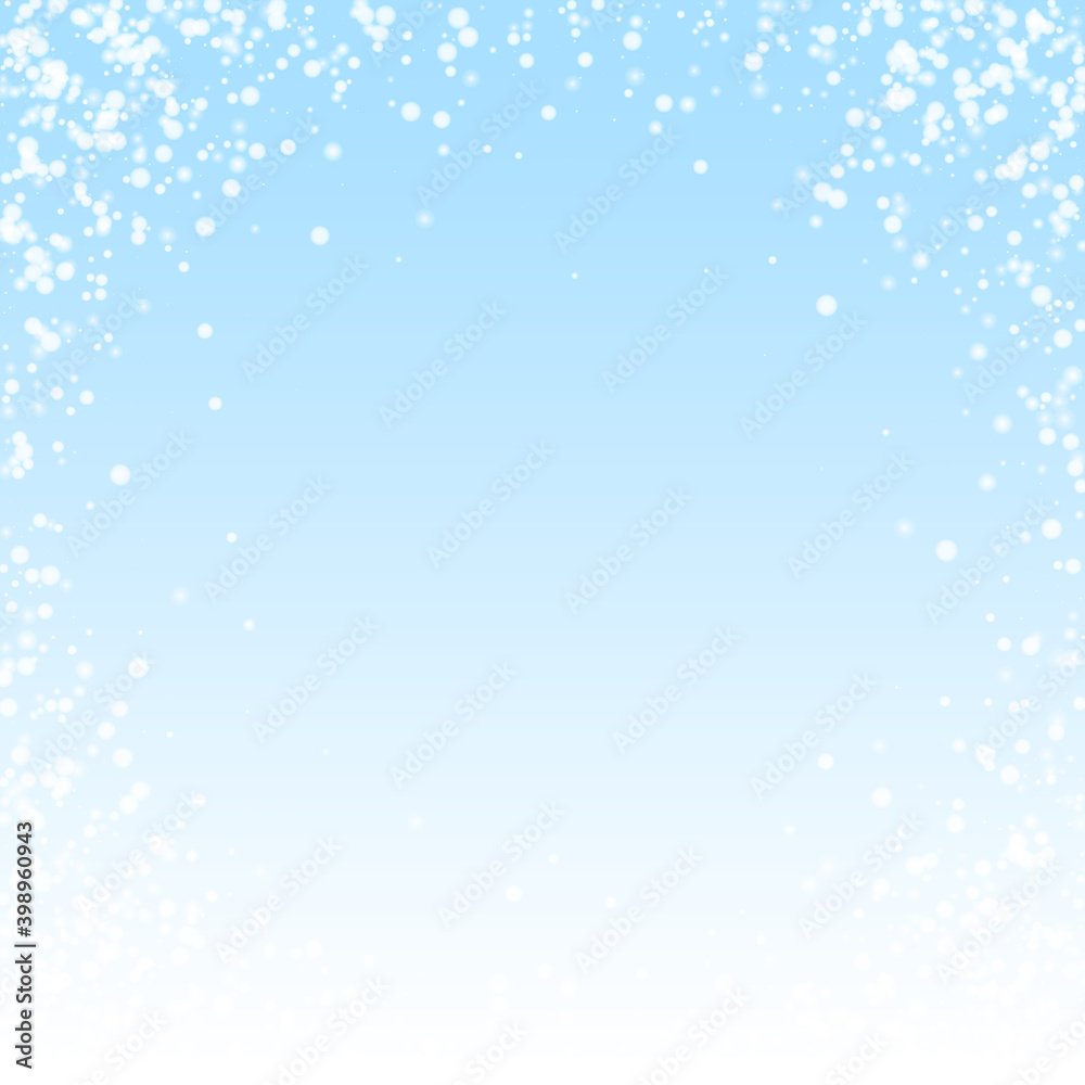 Amazing falling snow Christmas background. Subtle Amazing falling snow Christmas background. Subtle