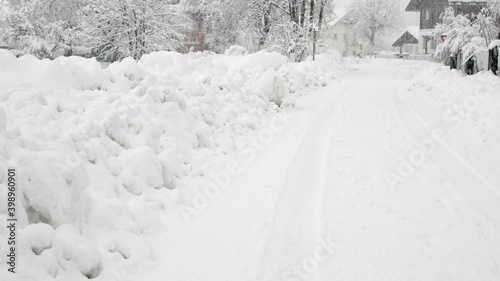 Wallpaper Mural Snow chaos in winter period. Trees are covered fully by snow. Torontodigital.ca