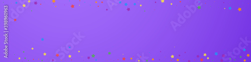 Festive immaculate confetti. Celebration stars. Jo