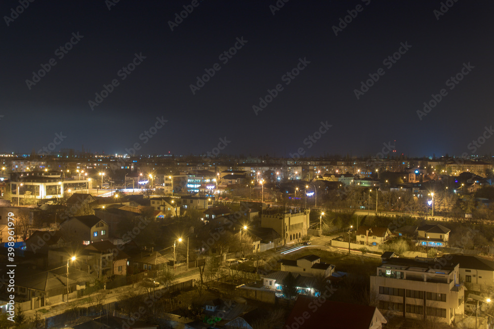 Aerial view of Galati city, Romania