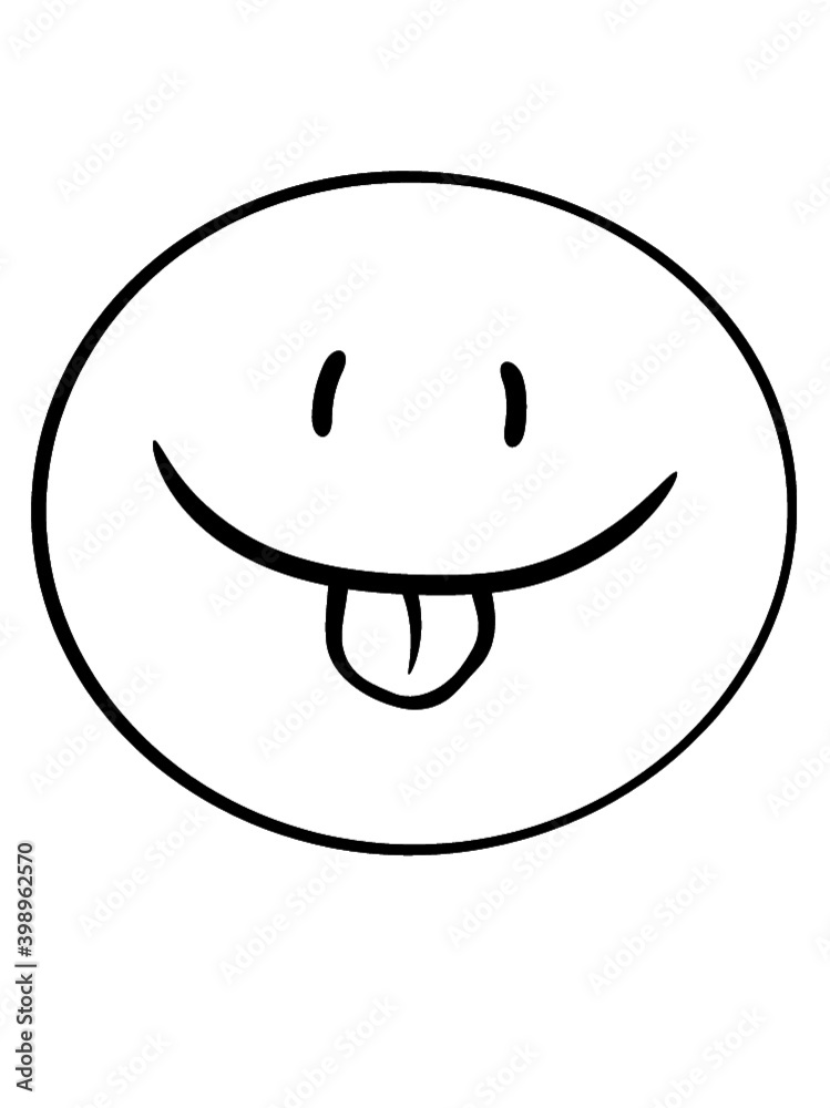 Fototapeta premium Gesicht Frech Comic 