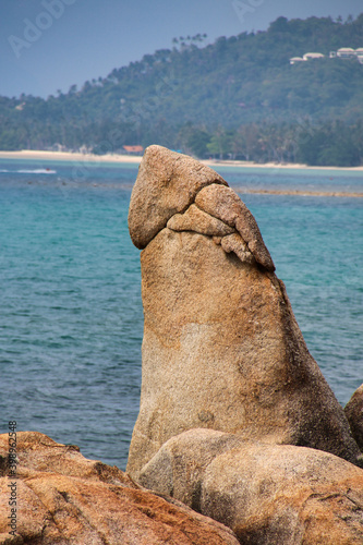 Hin Ta and Hin Yai Rocks in Koh Samui, Thailand photo