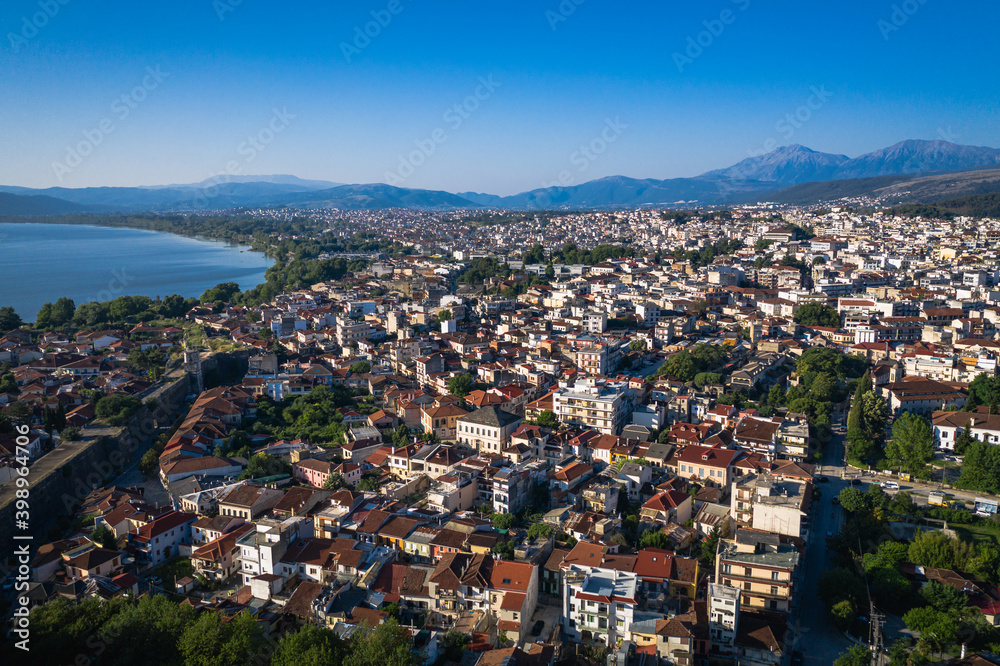 Ioannina Aerial view of city, Greece drone photo Ioannina Aerial view of city, Greece drone photo