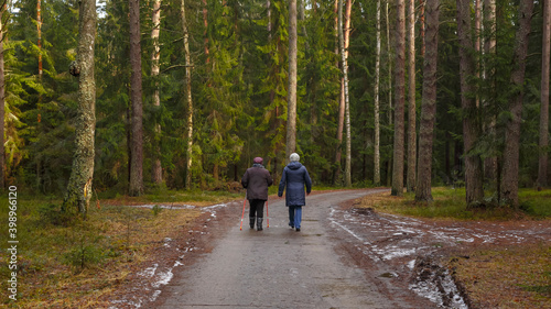 Older people who lead an active lifestyle.