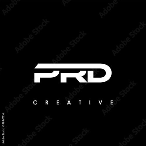PRD Letter Initial Logo Design Template Vector Illustration