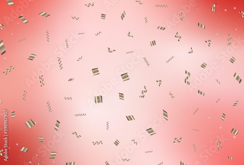 Light Red vector background in Xmas style.