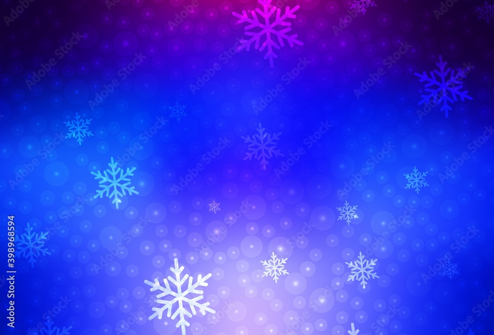 Dark Pink, Blue vector template in carnival style. Dark Pink, Blue vector template in carnival style.