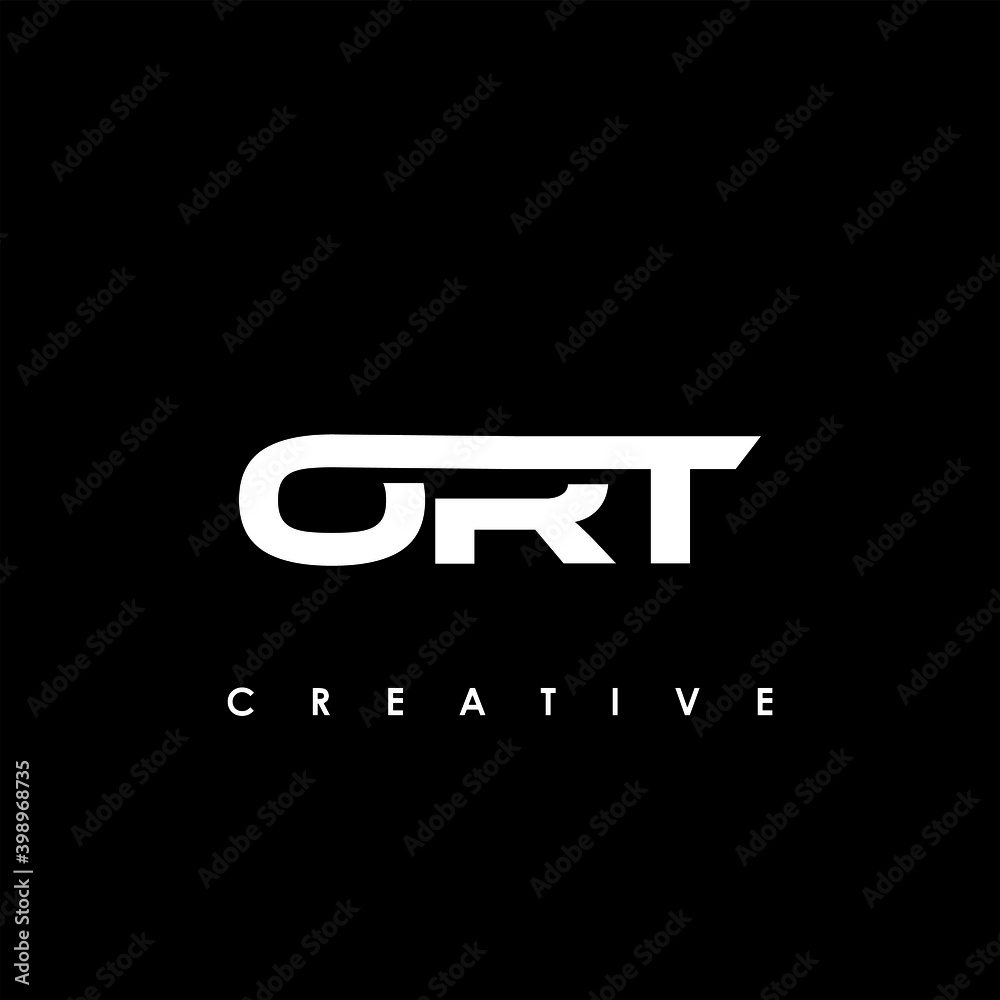 ORT Letter Initial Logo Design Template Vector Illustration