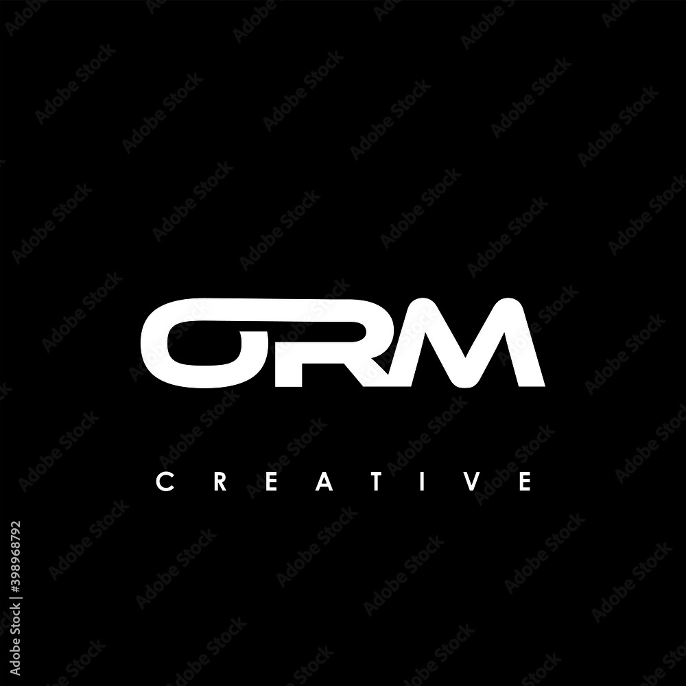 ORM Letter Initial Logo Design Template Vector Illustration