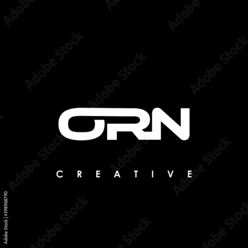 ORN Letter Initial Logo Design Template Vector Illustration