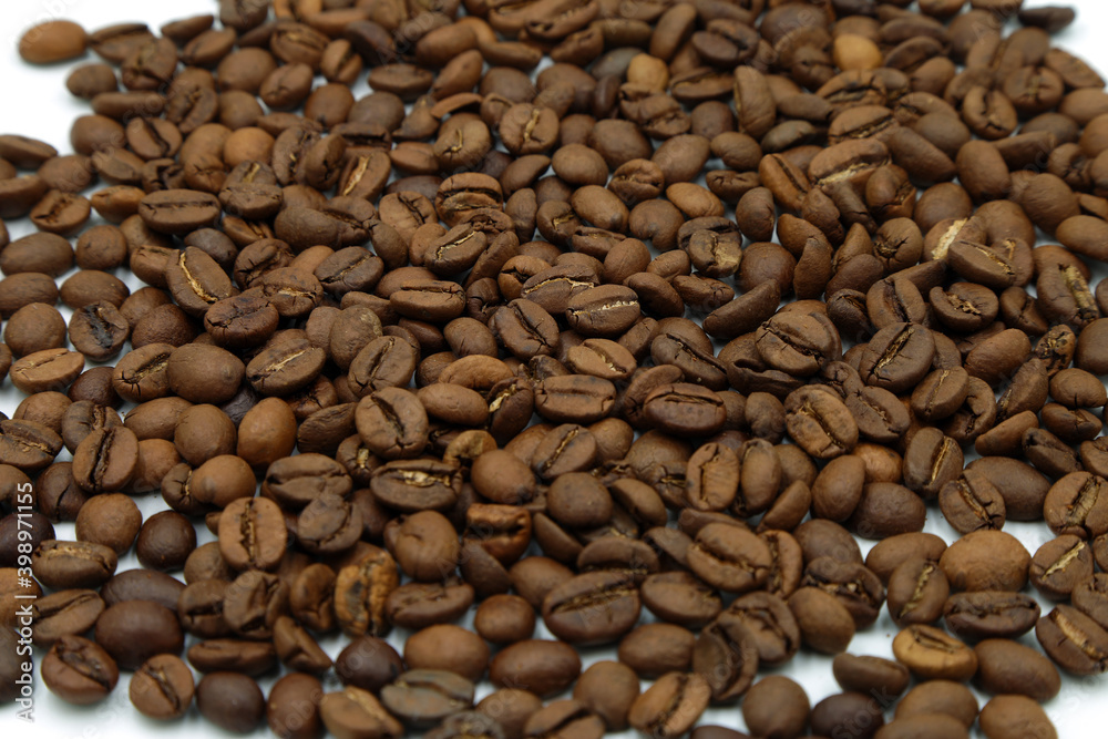 The background of coffee beans The background of coffee beans