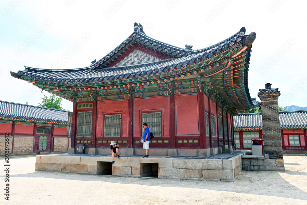 Gyeongbokgung Palace in Seoul, South Korea.