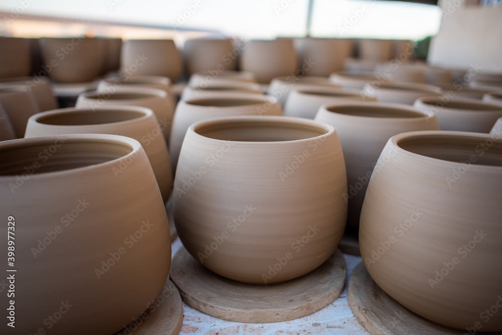 handmade clay pot