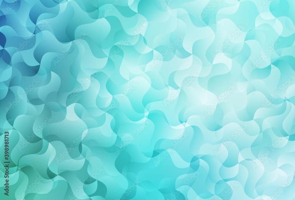 Light Green vector backdrop with bent lines. Light Green vector backdrop with bent lines.
