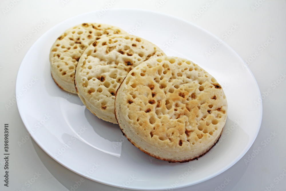 クランペット イギリス式パンケーキ クランペット イギリス式パンケーキ