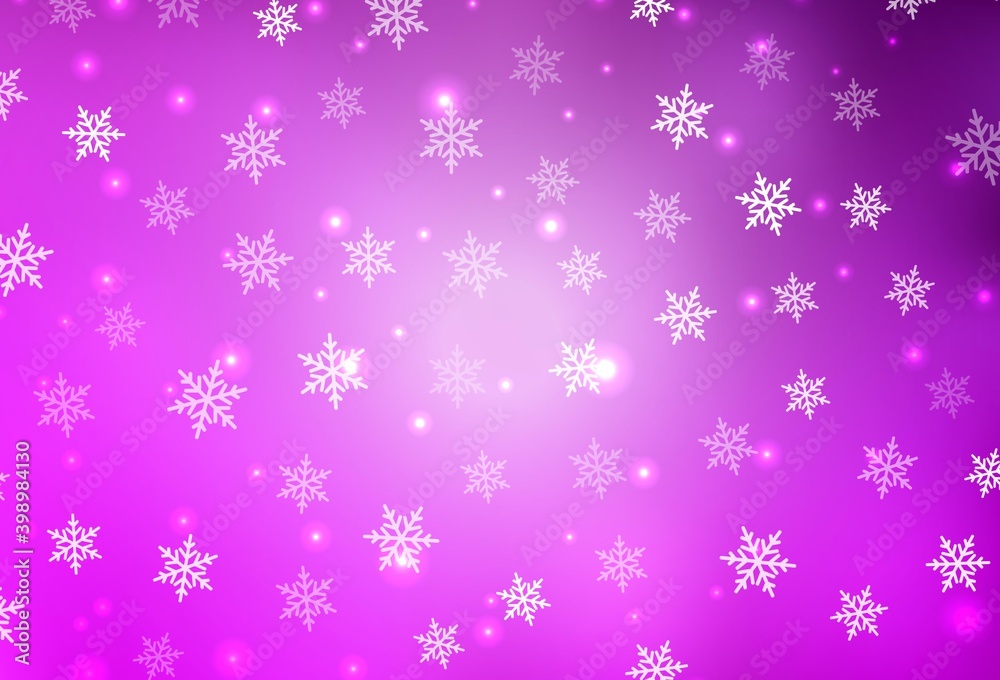 Light Purple vector layout in New Year style. Light Purple vector layout in New Year style.