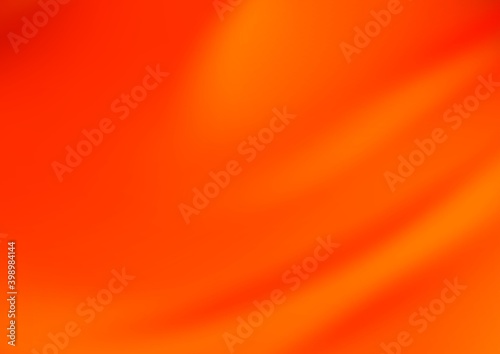 Light Orange vector glossy abstract background.