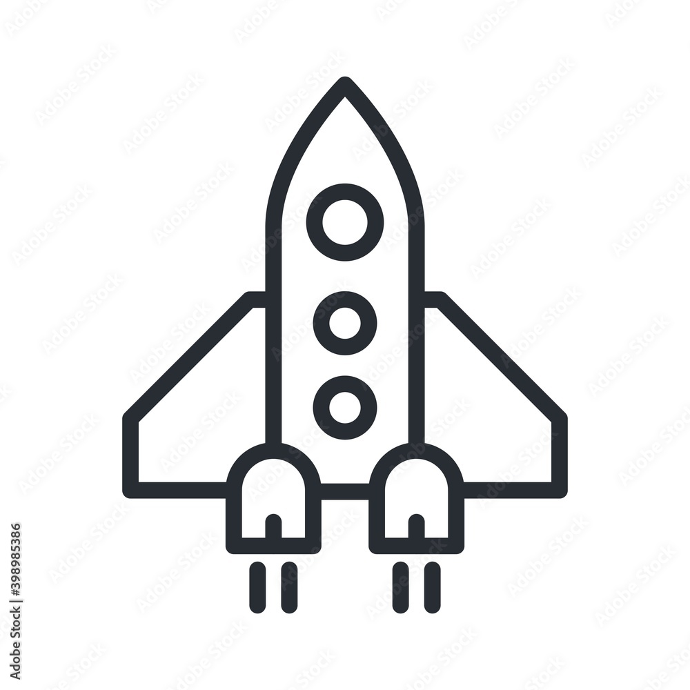 Rocket Launch icon for business, startup concept. Vector illustration. Rocket Launch icon for business, startup concept. Vector illustration.
