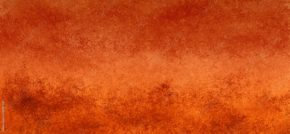Burnt orange and red background with texture and grunge, old orange distressed vintage paper