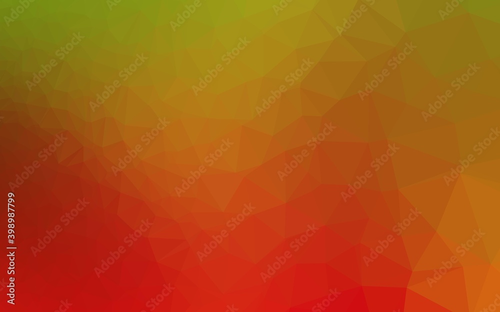 Light Green, Red vector polygon abstract background. Light Green, Red vector polygon abstract background.