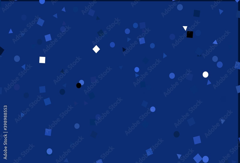 Light BLUE vector layout with circles, lines, rectangles.