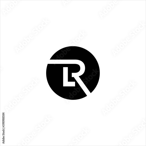 RL Logo Design, LR Letter Vector Inspiration photo
