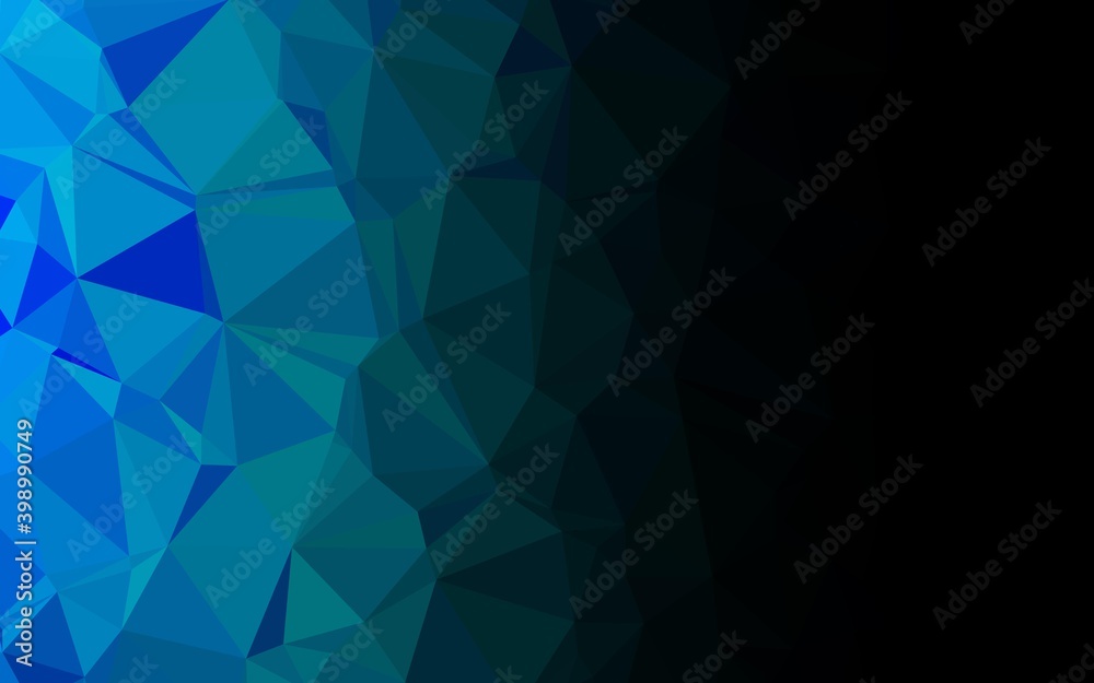 Light BLUE vector abstract polygonal texture. Light BLUE vector abstract polygonal texture.