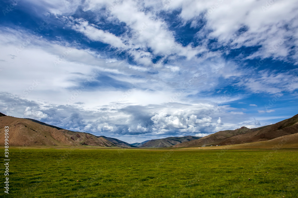 Covering just over 340,000 square miles, the Mongolian Steppe Covering just over 340,000 square miles, the Mongolian Steppe