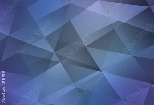 Light Pink, Blue vector low poly layout.