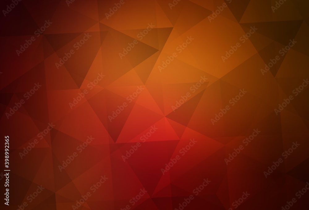 Dark Red vector polygonal background. Dark Red vector polygonal background.